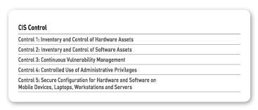 cis control levels